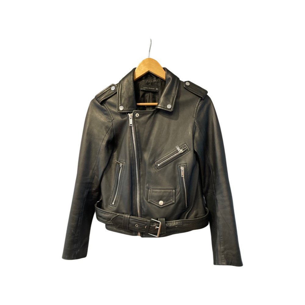 Zara Leather Biker Jacket